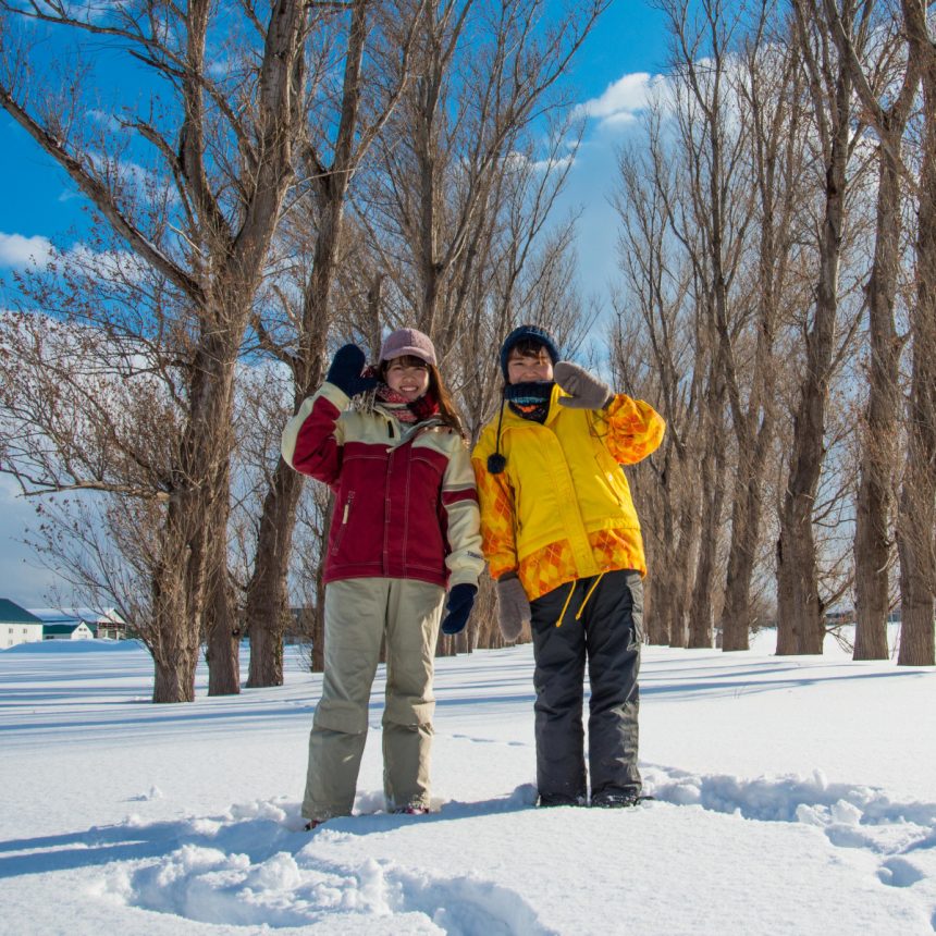冬は気軽にスノーシュー してみませんか Horto Sapporo